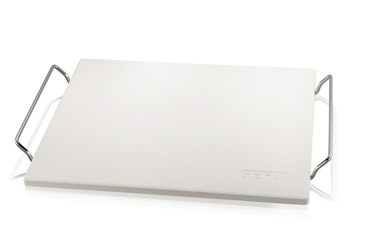 KAMEN ZA PEKO PICE - barve nerjavečega jekla/naravne barve, Basics, kamen/kovina (38/30/1cm) - Gefu