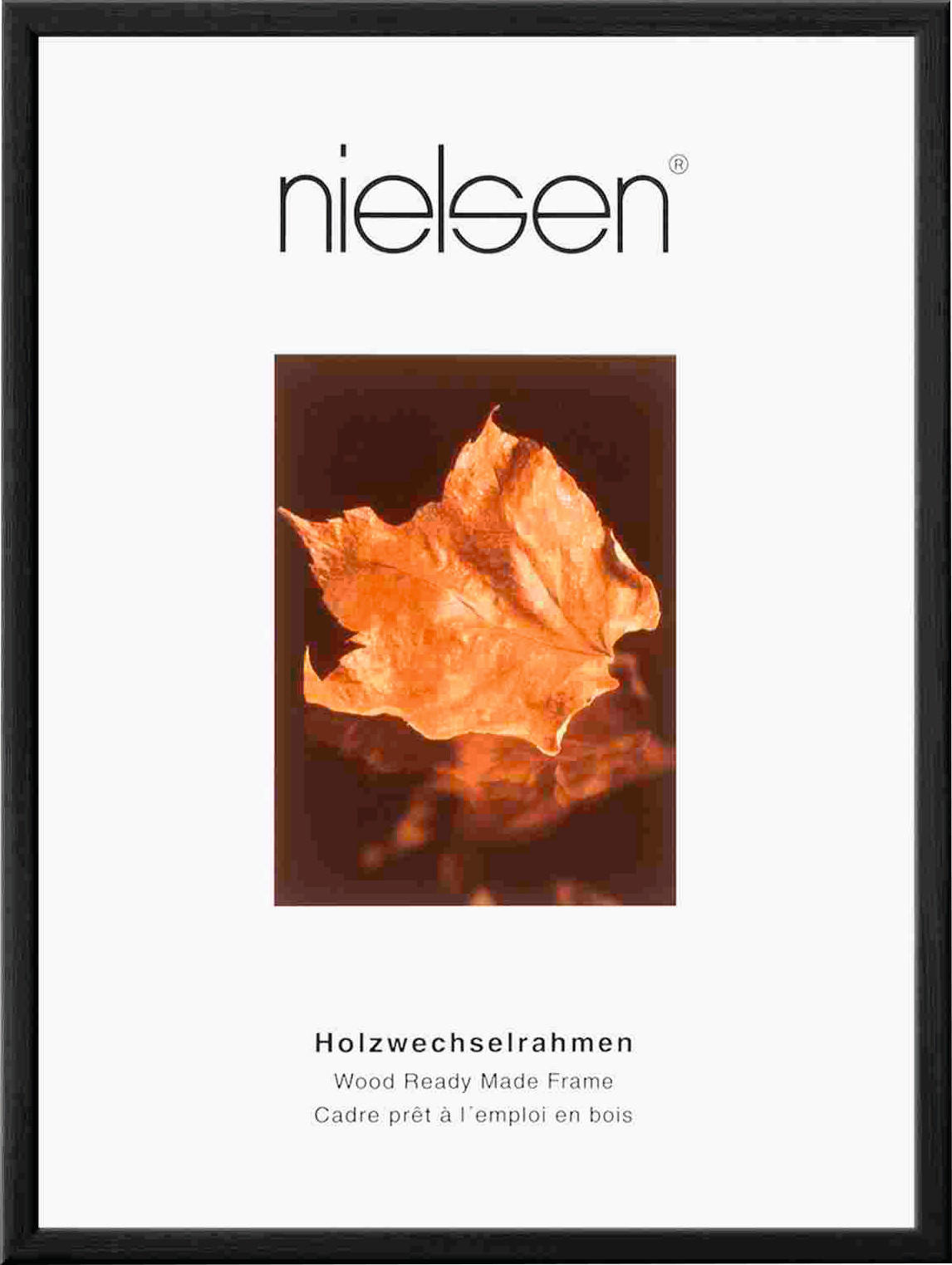 BILDERRAHMEN - Schwarz, Basics, Holz (15/20cm) - Nielsen
