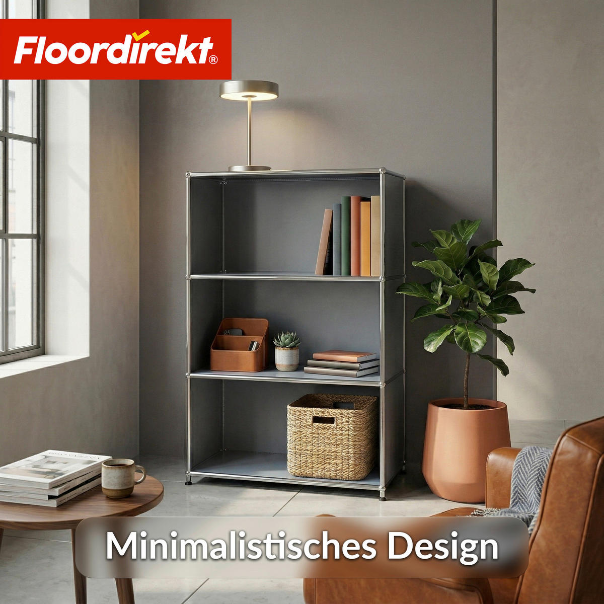 SIDEBOARD Concept Epure MK-101 75/120/40 cm  - Grau, Basics, Metall (75/120/40cm) - Floordirekt