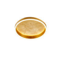 LED-DECKENLEUCHTE 40/7 cm   - Goldfarben, Design, Kunststoff/Metall (40/7cm) - Helestra