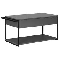 WASCHTISCHUNTERSCHRANK  - Schwarz/Grau, MODERN, Holzwerkstoff/Metall (87,5/43,5/47,5cm) - MID.YOU