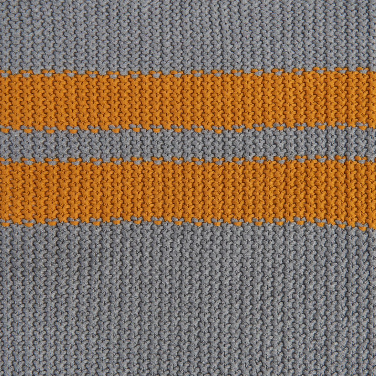 SCHMUSEDECKE Paul  80/100 cm  - Gelb/Silberfarben, Trend, Textil (80/100cm) - Avelia