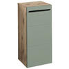 UNTERSCHRANK 34/72/31 cm   - Eichefarben/Schwarz, Basics, Holzwerkstoff/Kunststoff (34/72/31cm) - MID.YOU