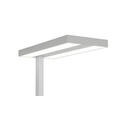 LED-STEHLEUCHTE 61/28/195 cm    - Klar/Chromfarben, KONVENTIONELL, Kunststoff/Metall (61/28/195cm) - Novel