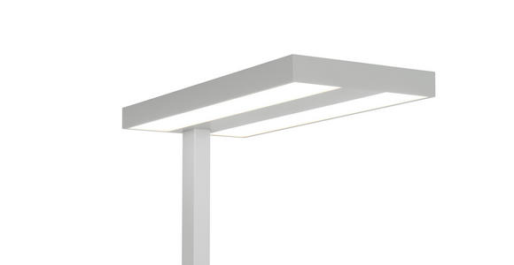 LED-STEHLEUCHTE 61/28/195 cm - Klar/Chromfarben, KONVENTIONELL, Kunststoff/Metall (61/28/195cm) - Novel