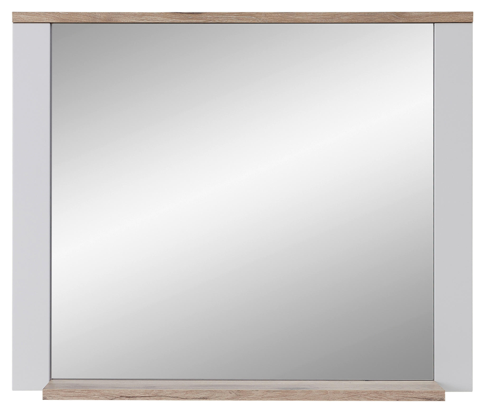 WANDSPIEGEL 98/80/17 cm - Eichefarben/Braun, Lifestyle, Holzwerkstoff (98/80/17cm) - MID.YOU