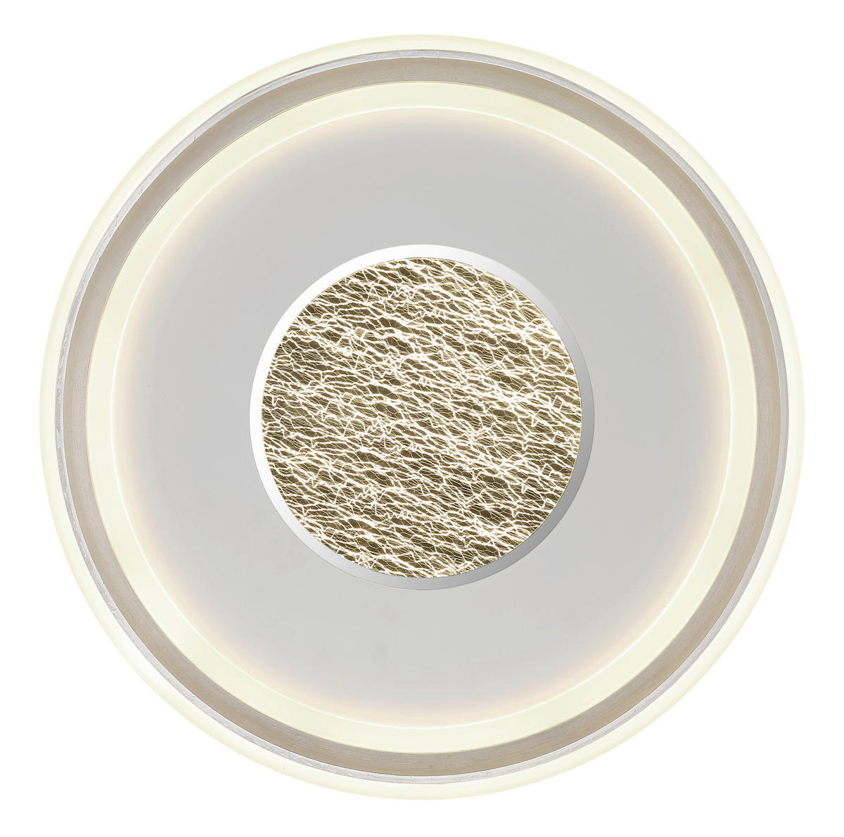 LED-TAKLAMPA EILA 48/7,5 cm  - vit/champagne, Design, metall/plast (48/7,5cm) - Globo