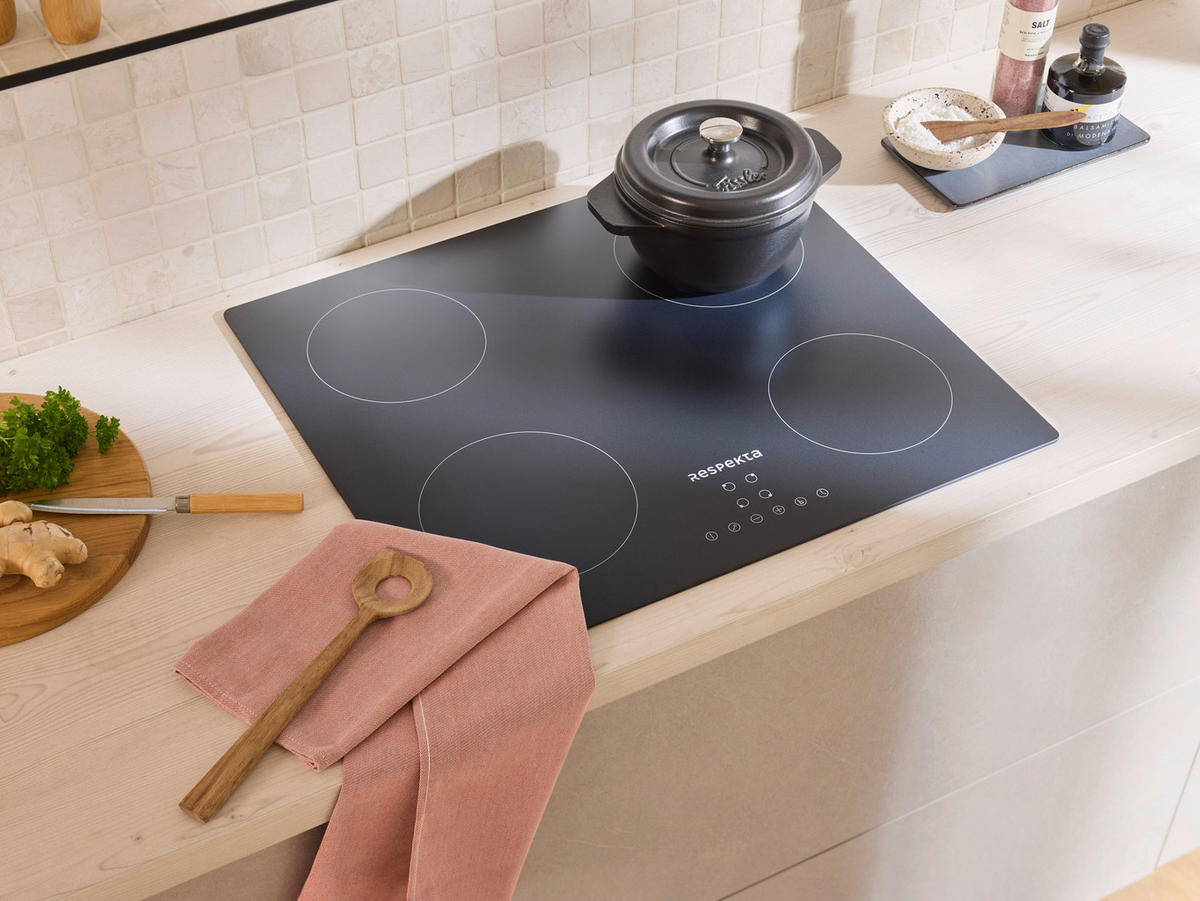 HERDSET ASET121M4295IM  - Schwarz, Basics, Glas/Metall (59,5/65,5/52,1cm) - Respekta