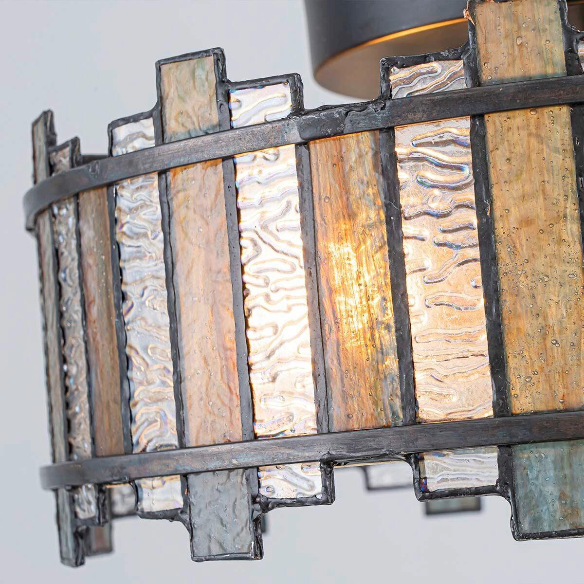 DECKENLEUCHTE Quoizel 16,5/35,6 cm  - Schwarz, Design, Glas/Metall (16,5/35,6cm) - Elstead Lighting