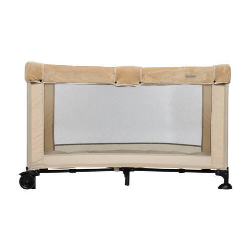 PRENOSNA POSTELJICA KOELSTRA 126/65/75 cm bež  - bež, Basics, kovina/umetna masa (126/65/75cm)