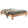 BETT Kernbuche massiv 90/200 cm Kernbuche  - Buchefarben/Kernbuche, Natur, Holz (90/200cm) - Hasena