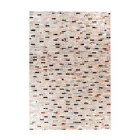 FLACHWEBETEPPICH 160/230 cm Lavin 525 Schwarz / Multi Multicolor, Schwarz  - Multicolor/Schwarz, KONVENTIONELL, Leder/Textil (160/230cm)