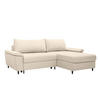 ECKSOFA GORDES Beige  - Beige/Schwarz, Design, Holz/Textil (248/174cm) - MID.YOU