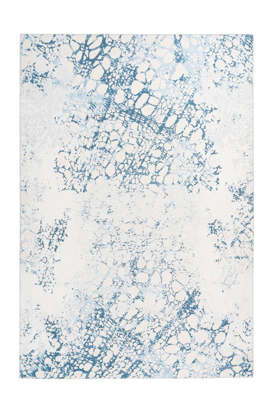 FLACHWEBETEPPICH 80/150 cm Galaxy 725 Creme / Blau Blau, Creme  - Blau/Creme, Basics, Textil (80/150cm) - Novel