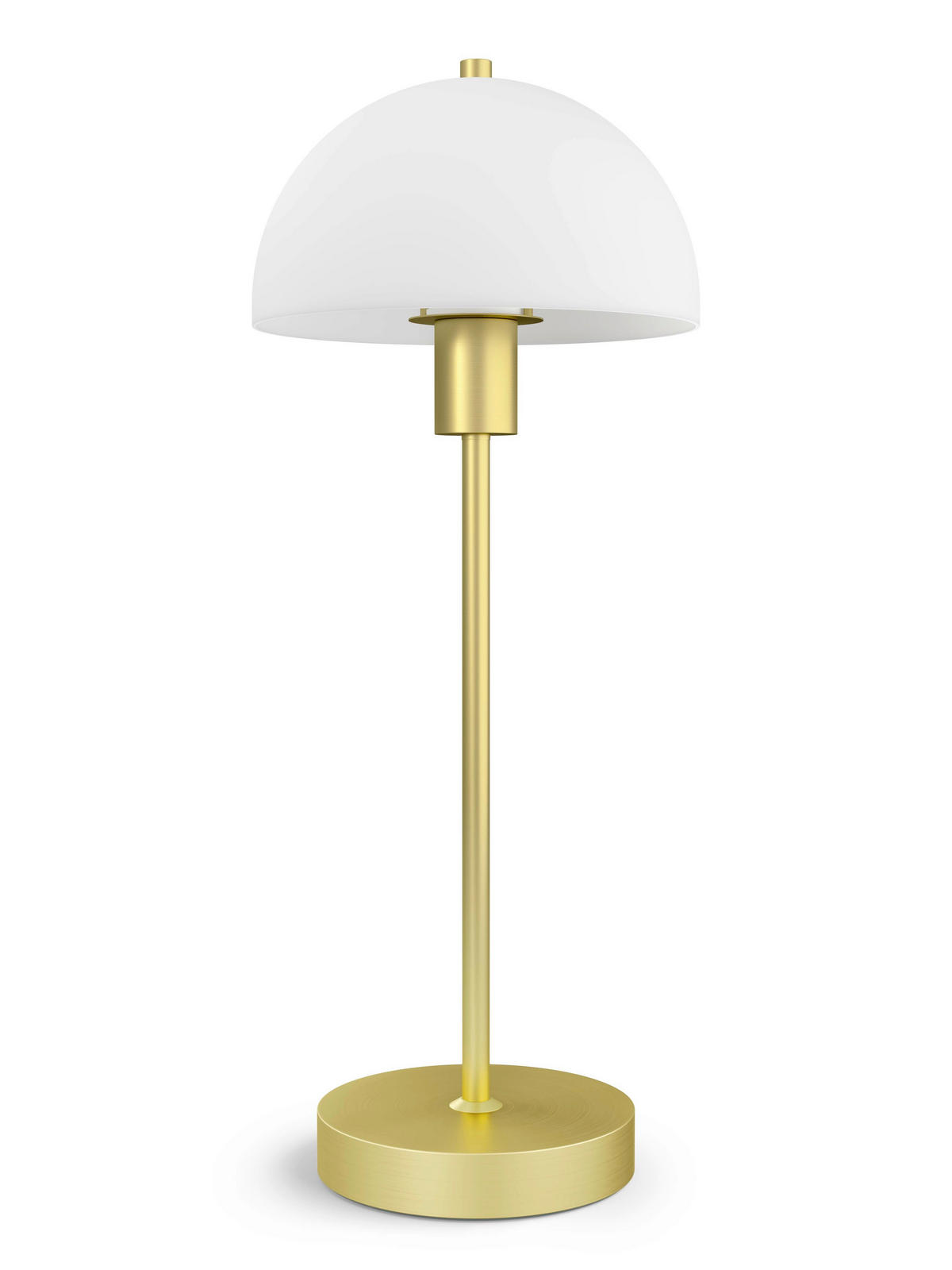 TISCHLEUCHTE Vienda 20/50 cm  - Messingfarben/Opal, Basics, Glas/Metall (20/50cm) - Belid