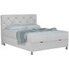 BOXBETT 180/200 cm  in Naturfarben  - Chromfarben/Naturfarben, Design, Kunststoff/Textil (180/200cm) - Boxxx