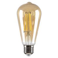 LED FILAMENT SIJALICA - boja ćilibara, Osnovno, staklo (6.4/14,3cm)