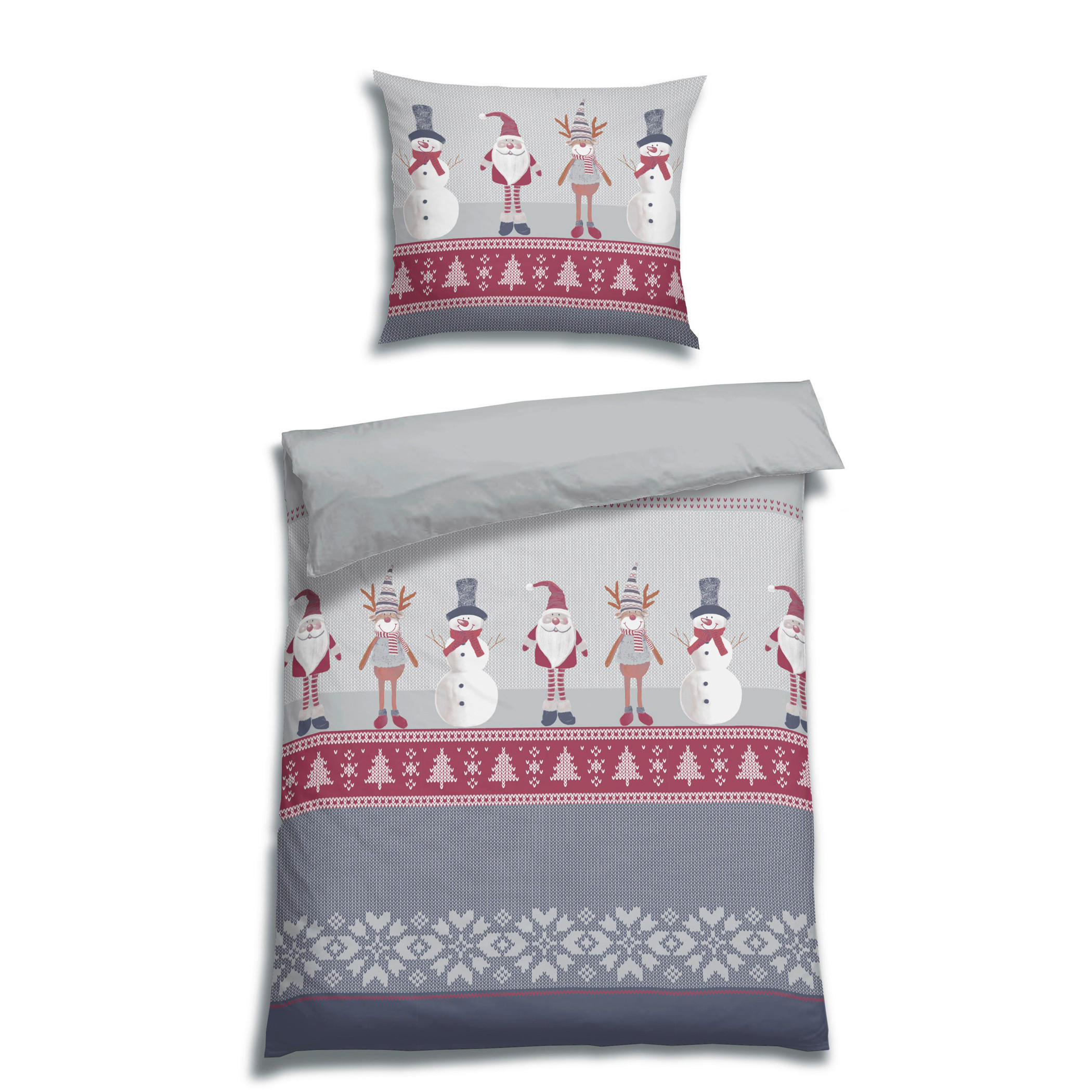 BETTWÄSCHE Flanell 140/200 cm  - Grau, Design, Textil (140/200cm) - Florella