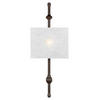 WANDLEUCHTE - Bronzefarben, Konventionell, Glas/Metall (29.2/76.5/12.1 cm) - Elstead Lighting