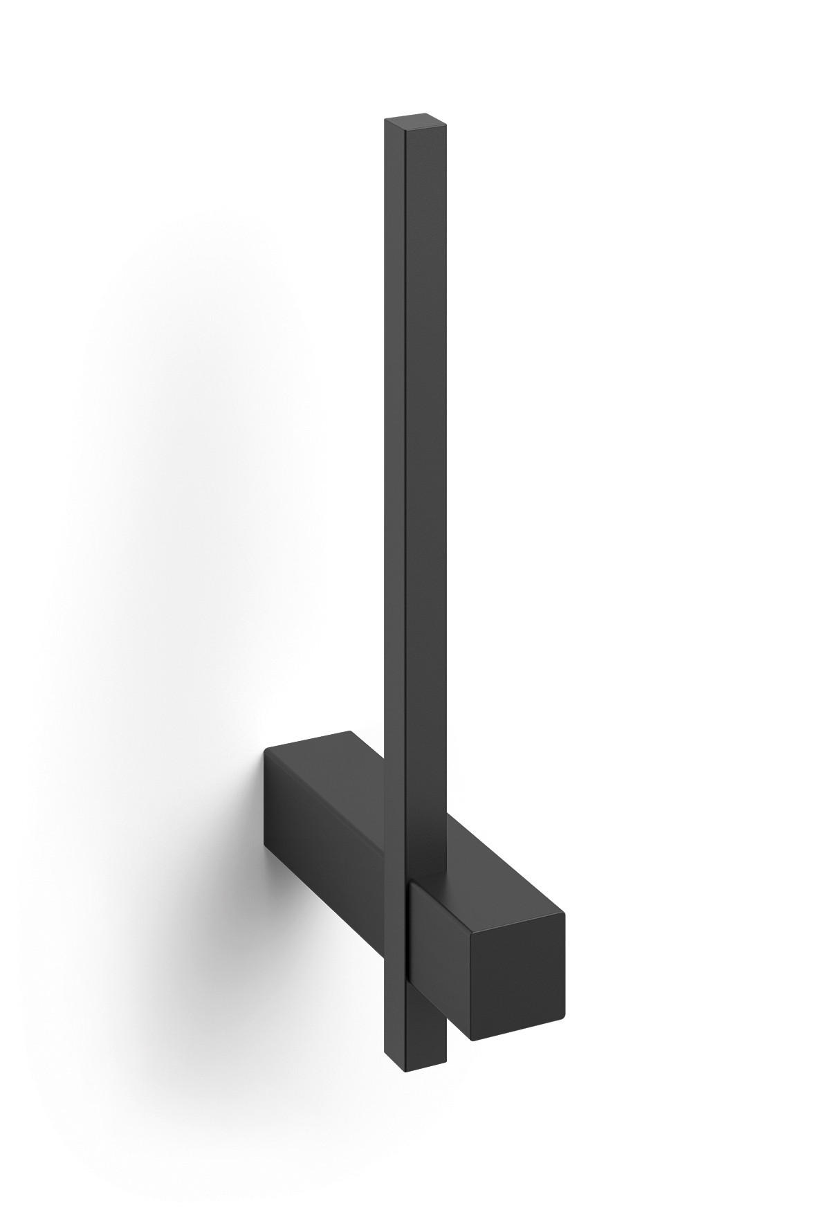DRŽAČ TOALETNOG PAPIRA  crna  metal  CARVO  - crna, Design, metal (2,3/19,5/10cm) - Zack