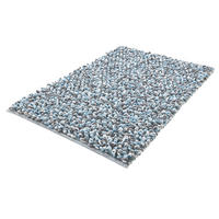 BADTEPPICH SLING Pastellblau  - Pastellblau, Design, Kunststoff/Textil (70/120/2cm) - Kleine Wolke