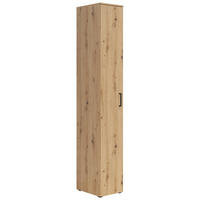 MEHRZWECKSCHRANK 30/195/40 cm  - Anthrazit/Schwarz, Modern, Holzwerkstoff/Kunststoff (30/195/40cm)