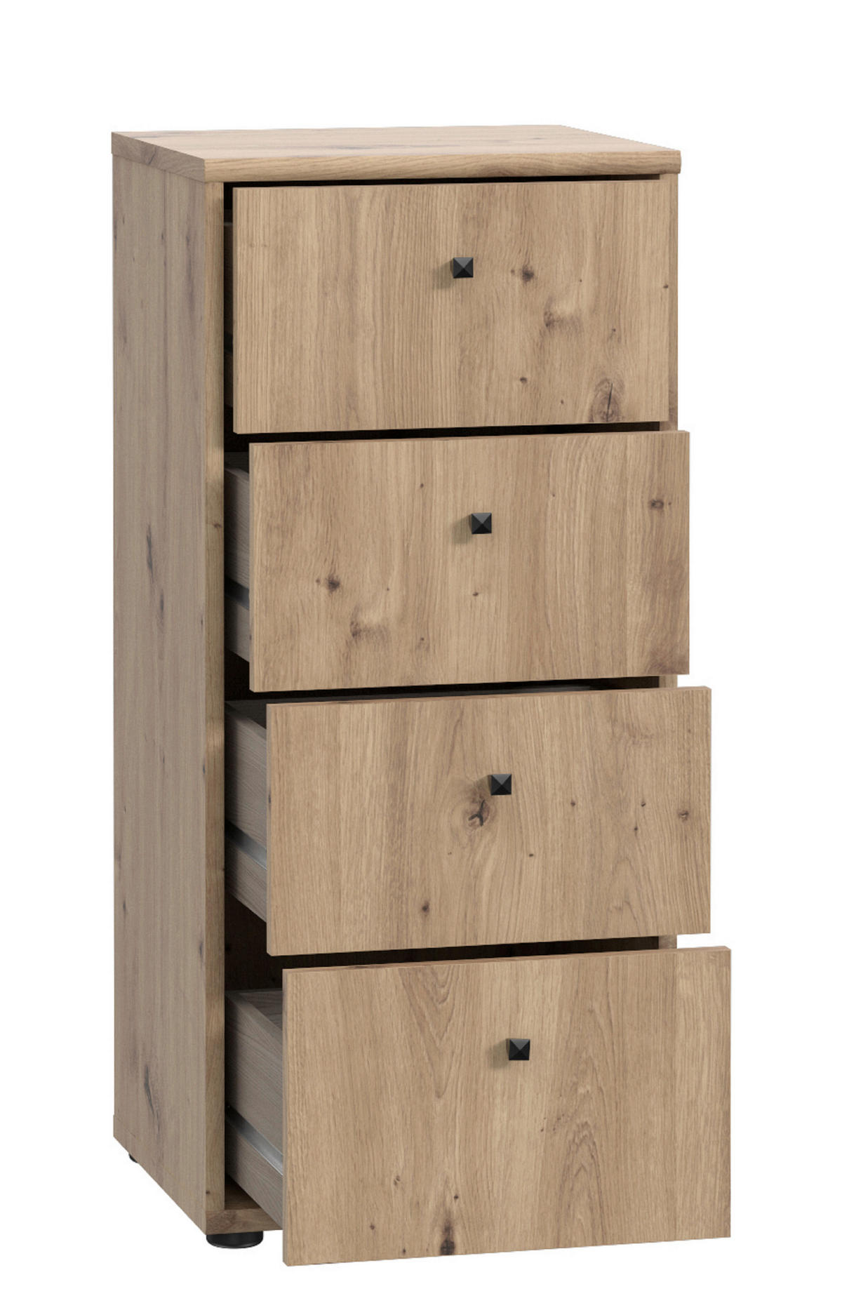 KOMMODE  in 38,6/85,5/34,8 cm  - Eiche Artisan, Design, Holzwerkstoff (38,6/85,5/34,8cm)