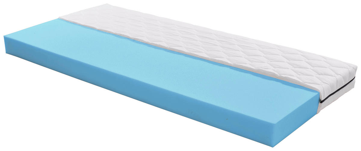 MATRACE Z PUR PĚNY, 90/200 cm - bílá, Moderní, textil (90/200cm) - Livetastic