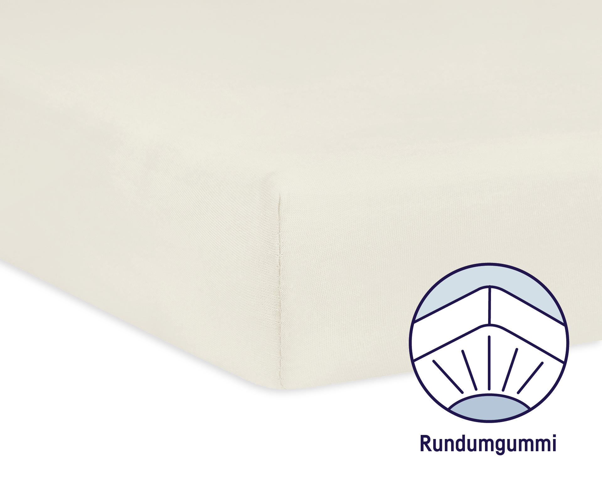 KINDERSPANNBETTTUCH   - Creme, Basics, Textil (70/140cm) - Zöllner