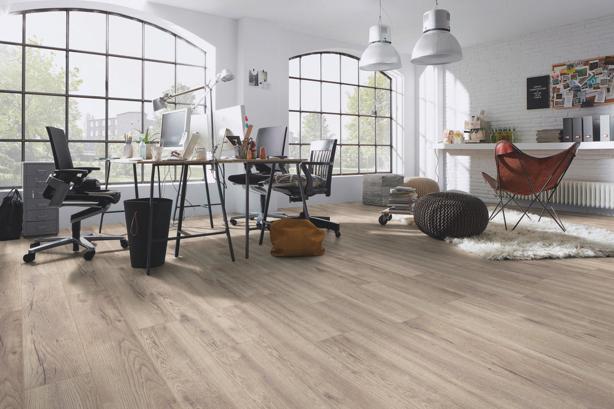 LAMINATBODEN Exquisit  - Eichefarben, KONVENTIONELL, Holz (138.0/19.3/0.8cm)
