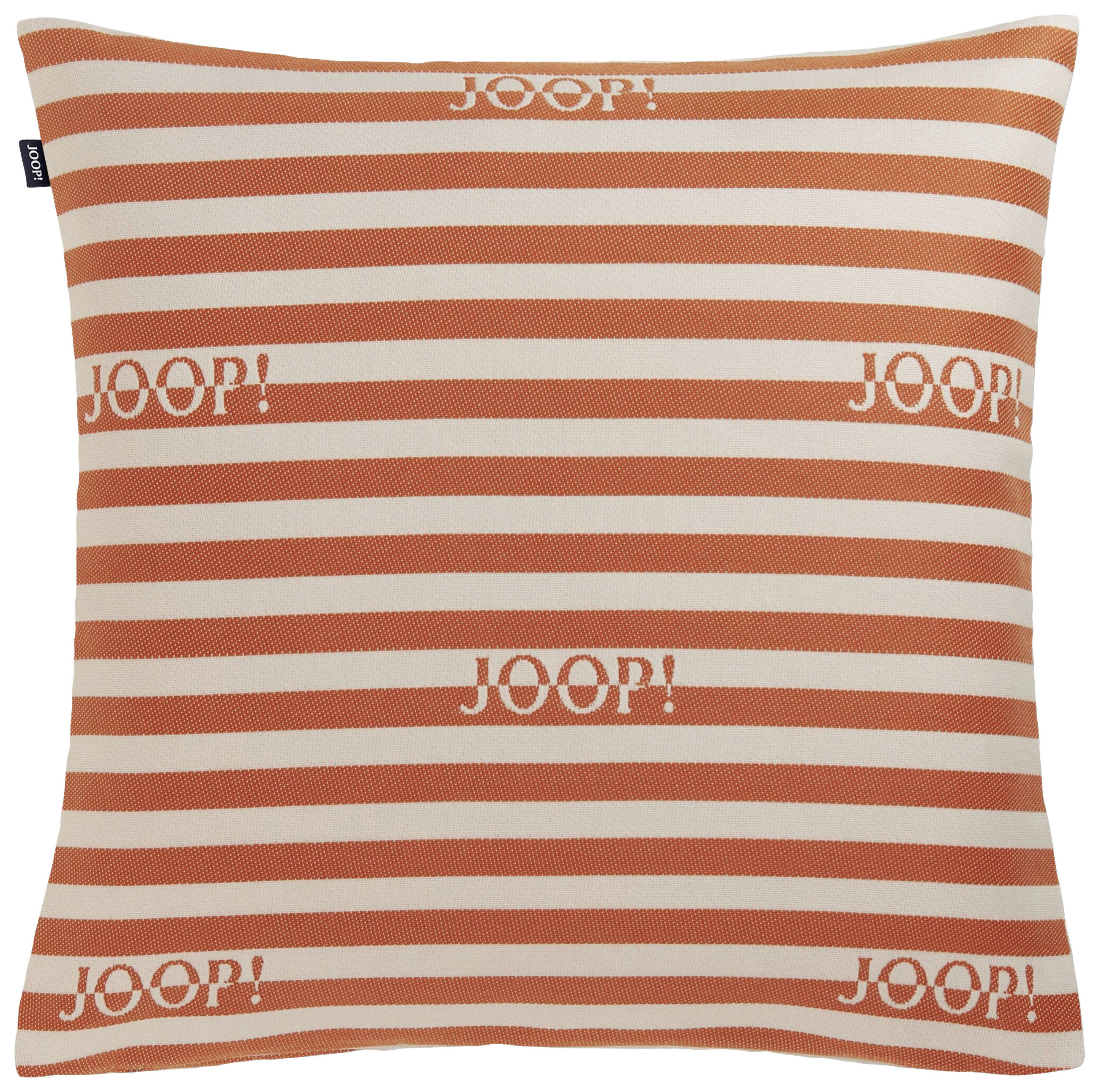 OUTDOOR-KISSEN  - Aprikose/Weiß, Design, Textil (50/50cm) - Joop!