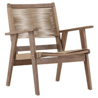 LOUNGEFÅTÖLJ  - brun, Klassisk, trä/textil (68/88/72cm) - Gardenson