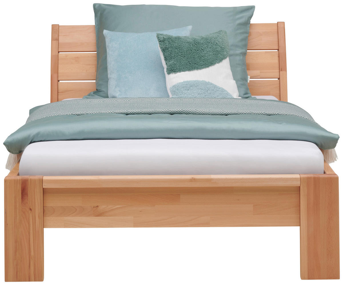 BETT 140/200 cm  in Kernbuche   - Kernbuche, Modern, Holz (140/200cm) - MID.YOU