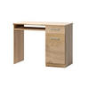 PÍSACÍ STÔL, farba duba, 100/75/50 cm - farba duba/strieborná, Basics, drevo/plast (100/75/50cm) - Cantus