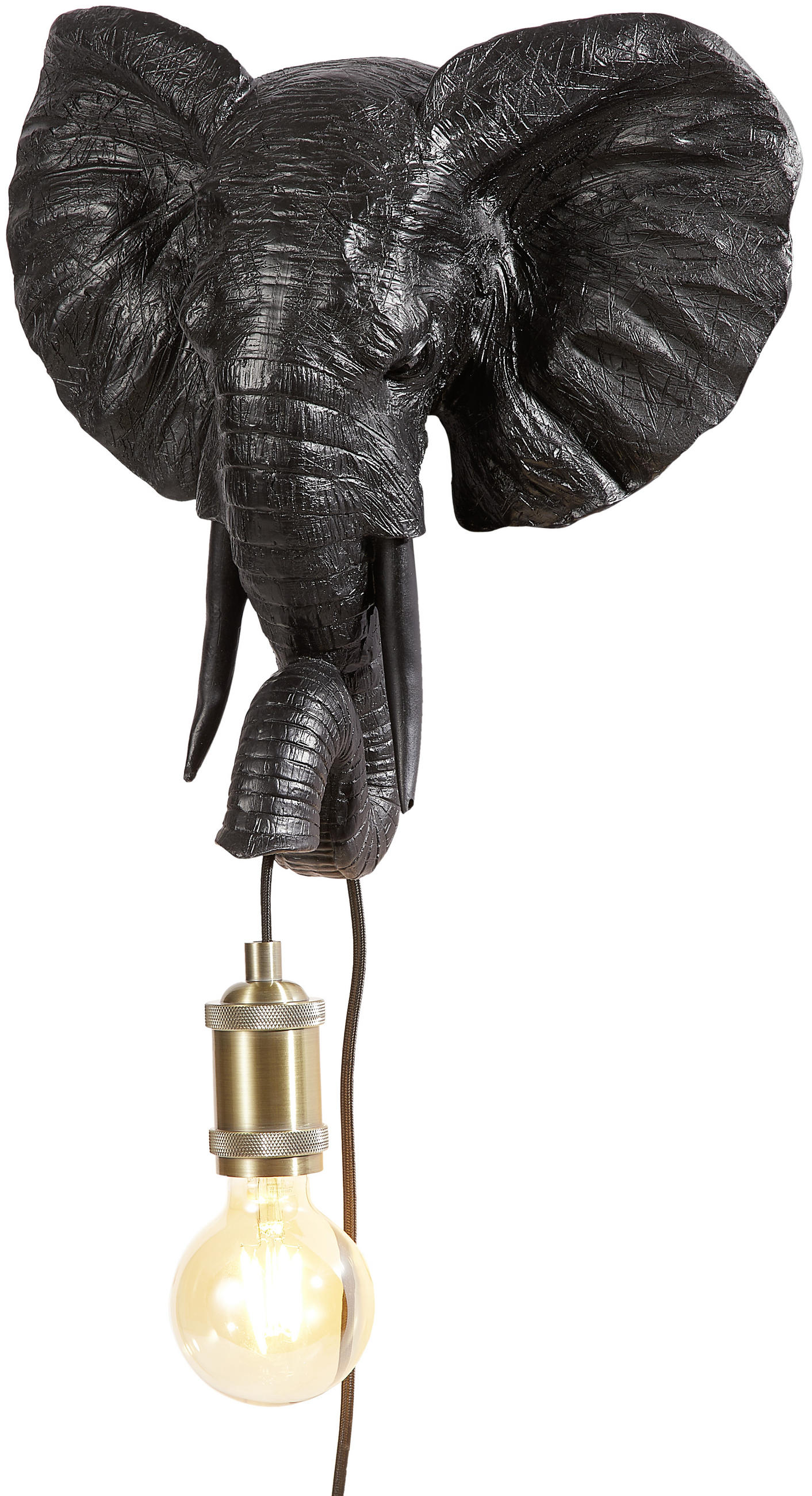 WANDLEUCHTE 35/13/36 cm - Schwarz, Basics, Kunststoff (35/13/36cm) - Light & Living