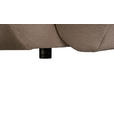 BIGSOFA  in Webstoff Beige  - Beige/Schwarz, KONVENTIONELL, Kunststoff/Textil (243/90,5/130cm) - Ambia Home
