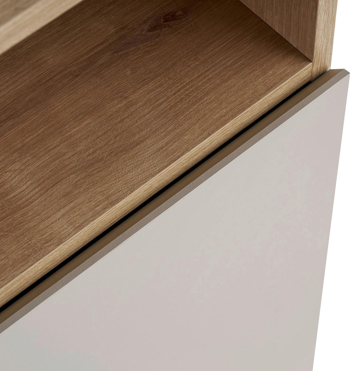 SIDEBOARD  80/80/40 cm  - Sandfarben/Eichefarben, MODERN, Holzwerkstoff (80/80/40cm) - MID.YOU