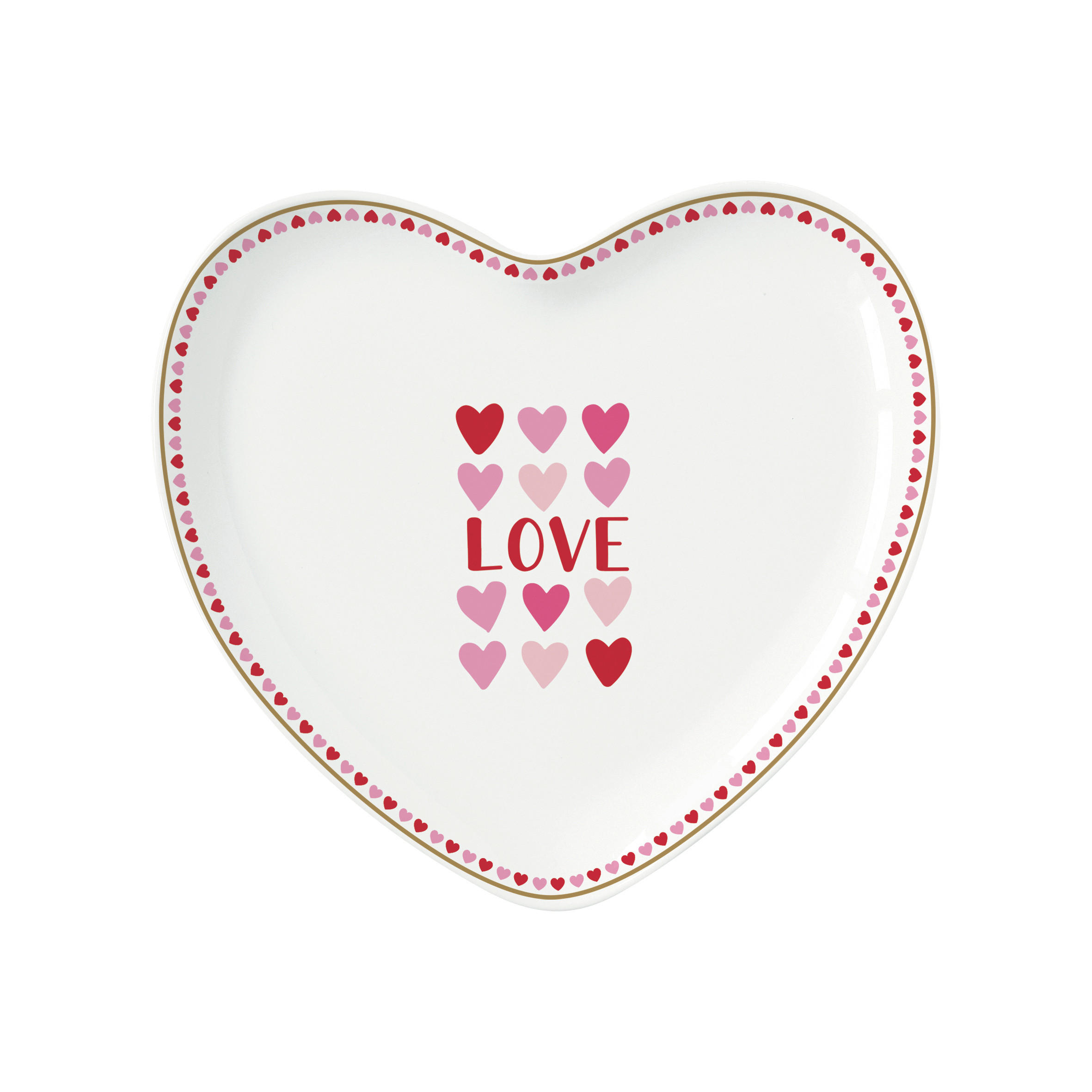 TÁNYÉR  - pink/világos rózsaszín, Basics, kerámia (20cm)