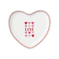 TÁNYÉR  - pink/világos rózsaszín, Basics, kerámia (20cm)