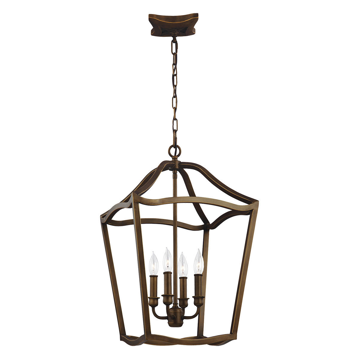 HÄNGELEUCHTE Elstead Yarmouth 37.5/70.5 cm   - Messingfarben, Basics, Metall (37.5/70.5cm) - Elstead Lighting