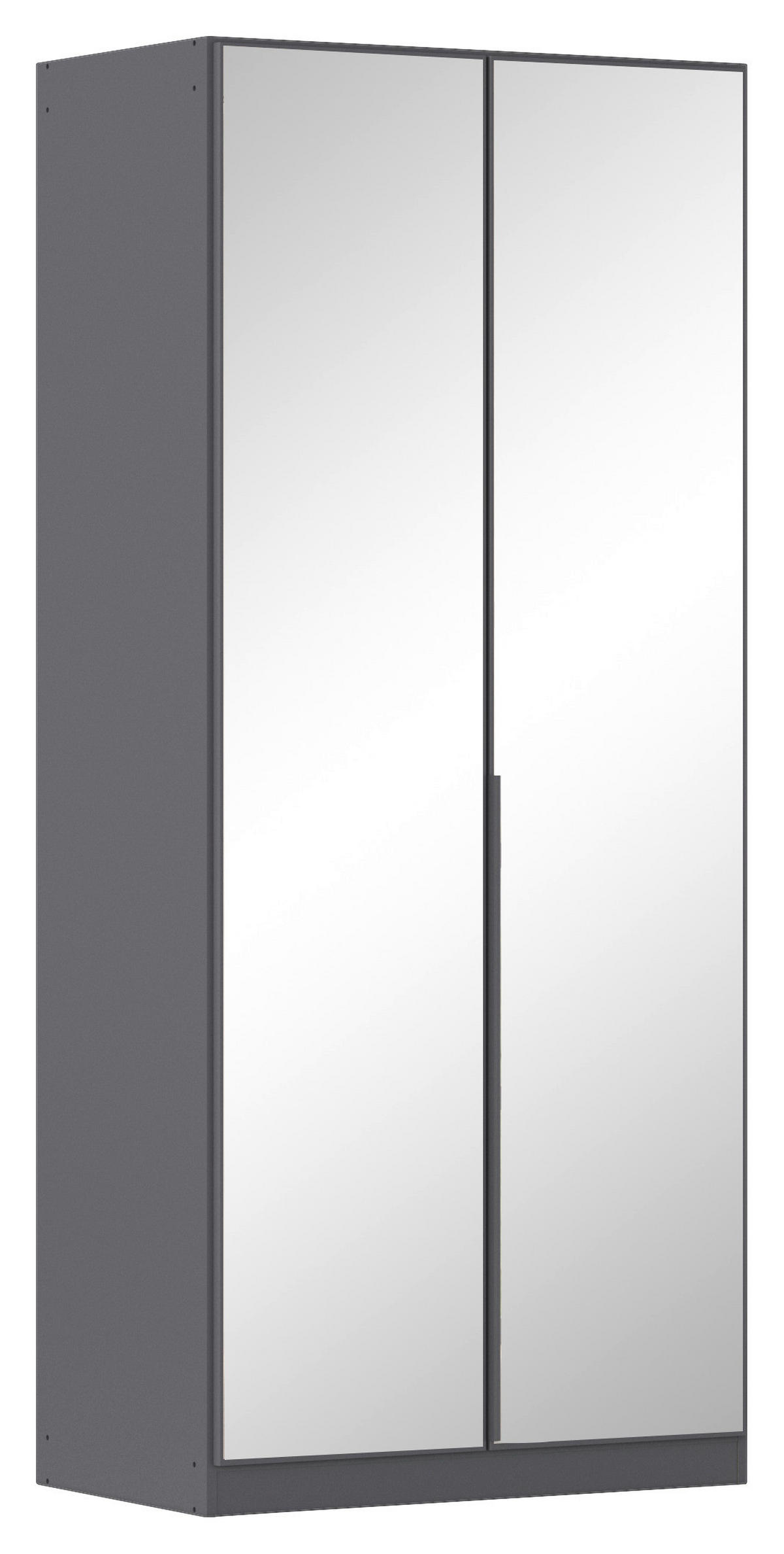 DREHTÜRENSCHRANK  in Grau  - Grau, MODERN, Holzwerkstoff/Metall (91/229/54cm) - Rauch Möbel