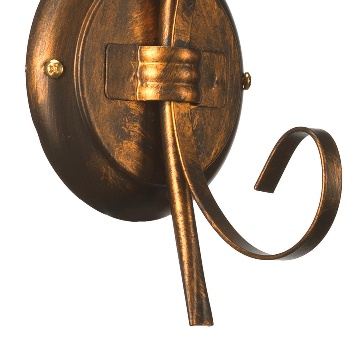 WANDLEUCHTE 13/30/23 cm   - Cognac, KONVENTIONELL, Glas/Metall (13/30/23cm)
