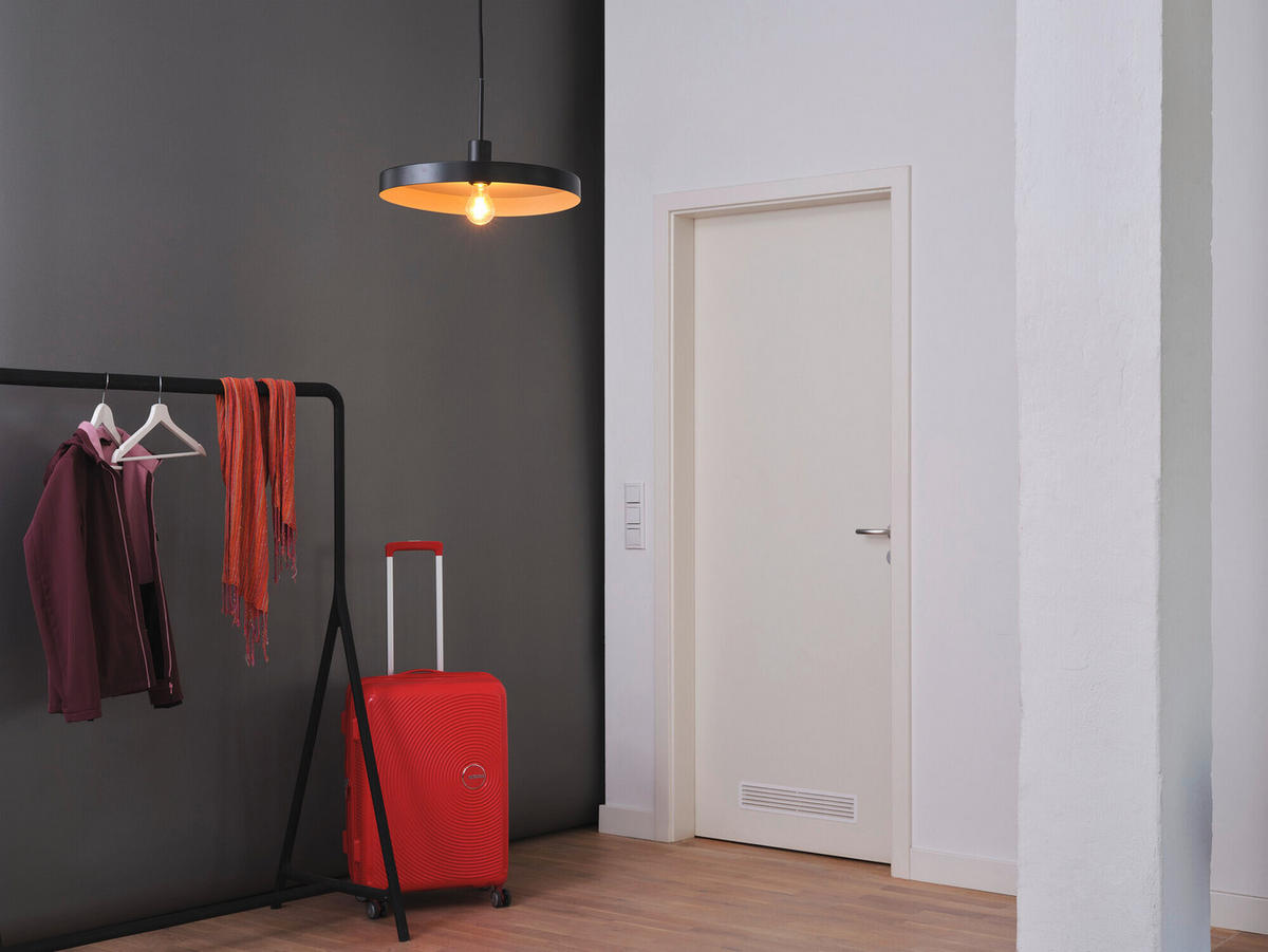 HÄNGELEUCHTE 40/127 cm  - Beige/Schwarz, Basics, Metall (40/127cm) - Ledvance