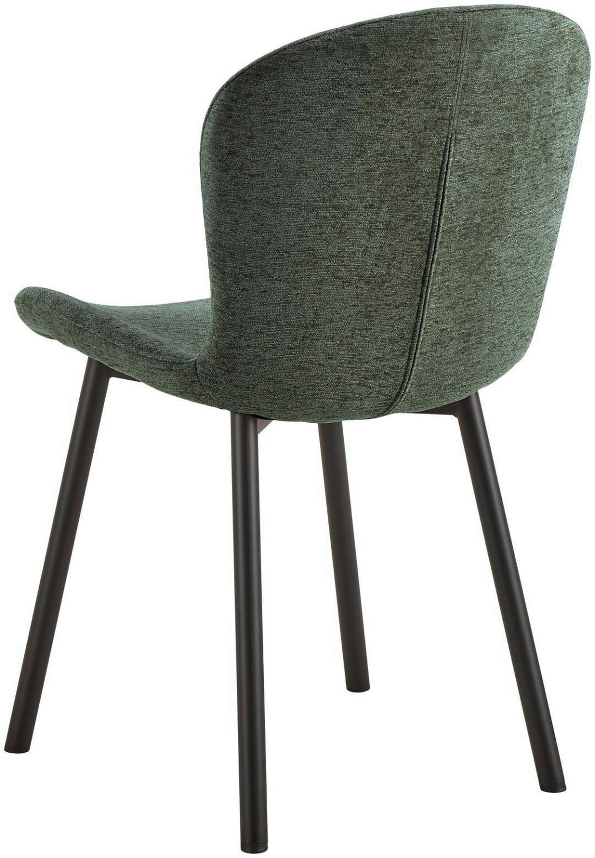 STOL 2 styck  flatväv  grön, svart  - grön/svart, Trend, metall/textil (50/86/58cm) - Best Price