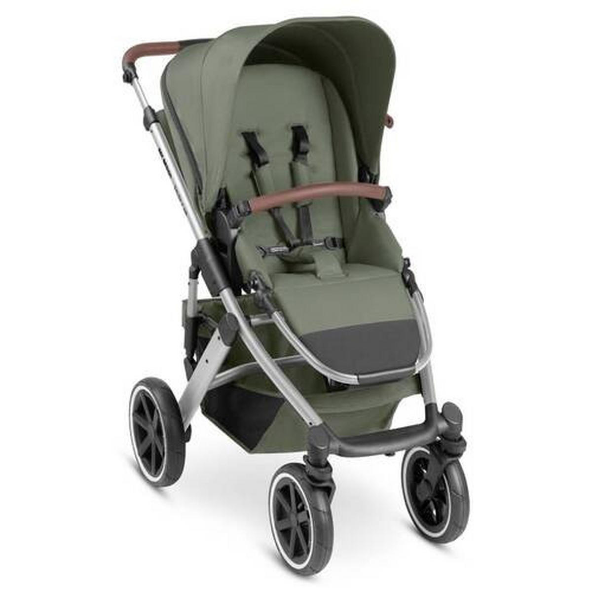 DEČJA KOLICA  SALSA 4 AIR OLIVE  - boja aluminijuma, Osnovno, tekstil/metal - ABC Design