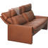 ZWEISITZER-SOFA Echtleder Braun - Braun, KONVENTIONELL, Leder (160/97/95cm) - ERPO