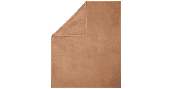 DECKE 150/200 cm - Taupe, Basics, Textil (150/200cm) - Novel