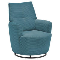 SESSEL Cord Blau    - Blau/Schwarz, Design, Textil/Metall (80/96/88cm) - SetOne by Musterring