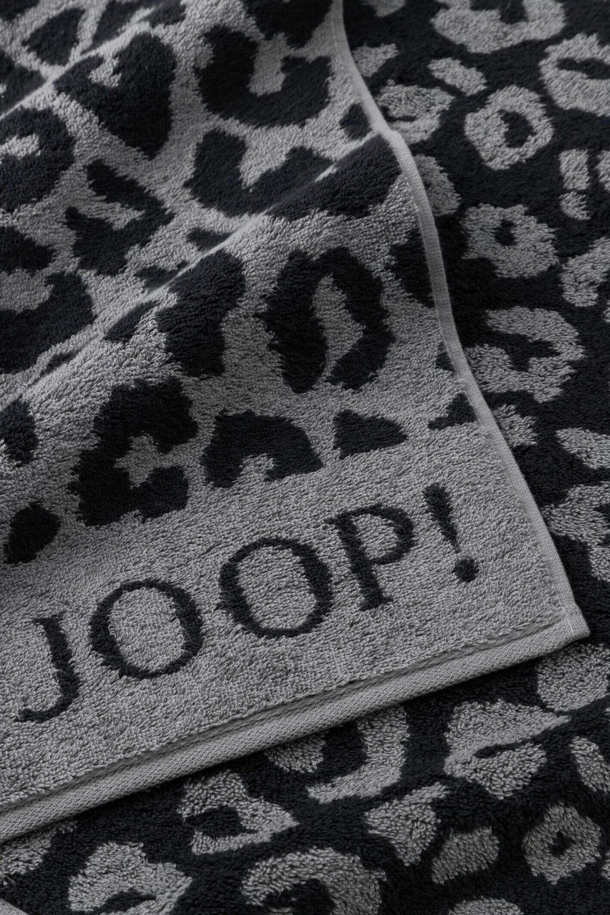 DUSCHTUCH 80/150 cm JOOP! LEO  - Graphitfarben, Basics, Textil (80/150cm) - Joop! Living