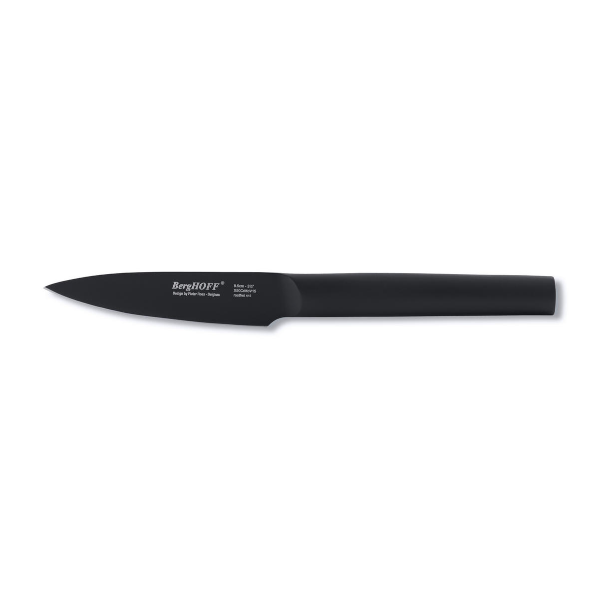 NOŽ ZA LUPLJENJE   19/2/2 cm           nerjaveče jeklo - črna, Basics, kovina (19/2/2cm) - BergHOFF